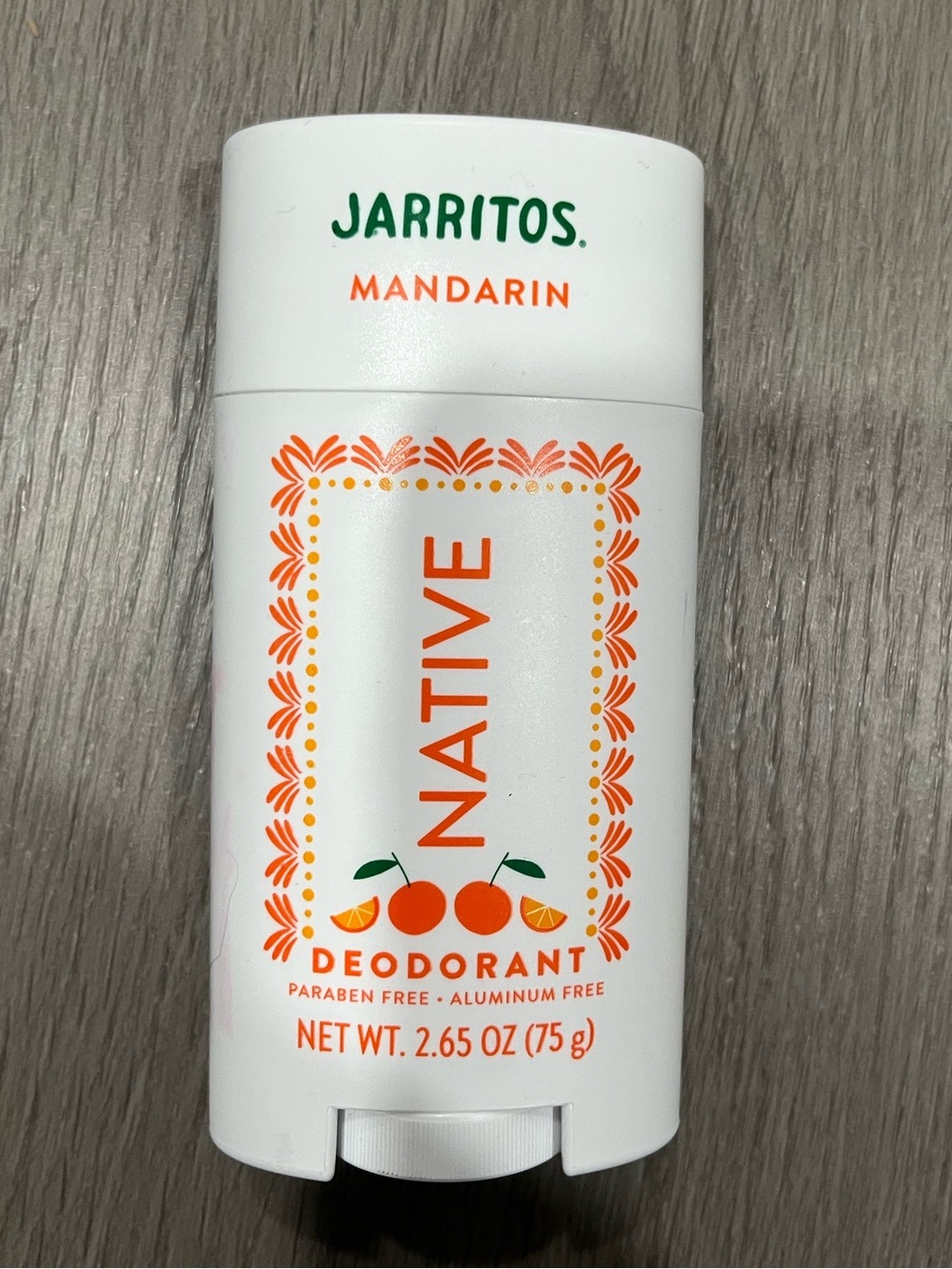 Jarritos x Native Mandarin Deodorant Stick